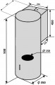 VENTOLUX Cilindro 35 BK 1200 ST MM