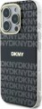 DKNY Repeat Texture Pattern with Stripe for iPhone 16 Pro Ma