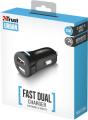 Упаковка Trust 20W Fast Car Charger with 2 USB ports