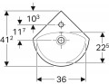 Geberit Selnova 41 500.326.01.1