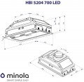 Minola HBI 5204 IV 700 LED