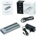 i-Tec USB 3.0 Charging HUB 10 port + Power Adapter 48 W
