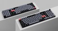 Keychron K17 Pro White Backlit Blue Switch