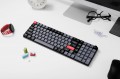 Keychron K17 Pro White Backlit Blue Switch