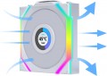 Lian Li Uni Fan SL120 LCD RGB 3-pack White