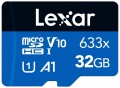 Lexar High-Performance 633x microSDXC 32GB + SD adapter