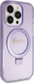 GUESS Ring Stand Script Glitter MagSafe for iPhone 15 Pro