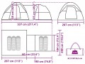 VidaXL Tent 5-P WP