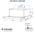 Minola HTL 6814 BL 1200 LED черный