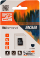 Упаковка Mibrand microSDHC Class 10 + Adapter