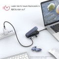 Unitek uHUB H6 Storage 6-in-1 USB-C M.2 SSD Storage Hub with