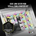 Corsair iCUE LINK QX120 RGB White Triple Pack