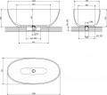 Omnires SHELL M+ 148x75 SHELL148WWBP