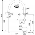 Franke Pescara Swivel Spout Up&Down 115.0523.286