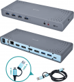 i-Tec USB 3.0 / USB-C / Thunderbolt 3 Dual Display Docking S