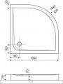 Excellent Sense Compact X 100x100 BREX.1404.100.100.WHC