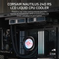 Corsair NAUTILUS 240 RS LCD Black
