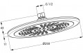 Чертеж с размерами Kludi Freshline 675110500