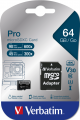 Упаковка Verbatim Pro U3 microSDXC