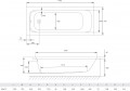 Radaway Mia Eco 180x75 WA1-55-180x075