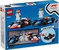 Lego F1 Williams Racing and Haas F1 Race Cars 60464