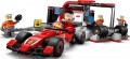 Lego F1 Pit Stop and Pit Crew with Ferrari Car 60443