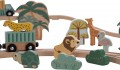 FreeOn Free2Play Wooden Railroad with Wagons and Animal Frie
