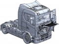 ITALERI Scania S770 4x2 Normal Roof Grey Cab (1:24)