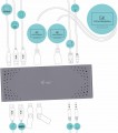 i-Tec USB 3.0 / USB-C / Thunderbolt 3 Dual Display Docking S