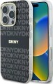 DKNY Repeat Texture Pattern with Stripe for iPhone 16 Pro Ma
