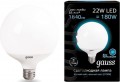 Gauss LED G125 22W 4100K E27 105102222
