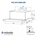 Minola HTL 6414 BL 800 LED