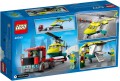 Lego Rescue Helicopter Transport 60343