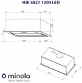 Minola HBI 5827 WH 1200 LED