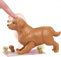 Barbie Doll And And Newborn Pups Playset With Dog HCK75