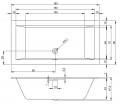 RIHO Rethink Cubic 180x90 B107001005