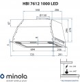 Minola HBI 7612 I 1000 LED