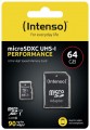 Intenso microSDXC Card UHS-I Performance 64Gb