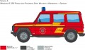 ITALERI Mercedes Benz G230 Feuerwehr (1:24)