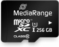 MediaRange microSDXC UHS-I Class 10 with Adapter 256Gb