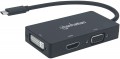 MANHATTAN USB-C 3-in-1 Multiport A/V Converter