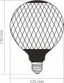 Videx Filament G125 6W 1800K E27