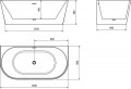 Mexen Oval 160x80 52671608000-01