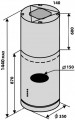 VENTOLUX Isola Cilindro 35 BK (1200) ST MM