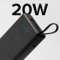 SBS PD Power Bank USB-C Cable 20W 10000