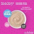 Schesir Baby Chicken/Chicken Liver Pouch 70 g