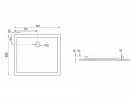 Душевой поддон Polimat Goliat