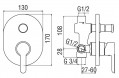 Nobili Rubinetterie ABC AB87100-CR