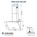 Minola HDN 5242 BL 700 LED черный