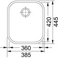 Franke Sottotop ZOX 110-36 122.0021.441